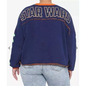 Her Universe Star Wars Galactic Empire Cropped Sweatshirt Top Womens‎ Size 5